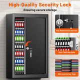 354 Position Key Lock Box Wall Mount, Key Storage Organizer with Drop Slot