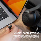 Epic Work Wireless Headset with Microphone, Smart Active Noise Cancellation, Charging Hub, 90+ Playtime JLab