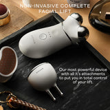 NUFACE Trinity+ Facial Massager + LED Red Light Therapy - Wrinkle Reducer, Skin Tightening & Lifting for Face & Neck, FDA-Cleared - Enhances Radiance, Reduces Fine Lines - Microcurrent Facial Device