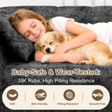 Modular Sectional Sofa Cloud Couch, No Assembly Sleeper Sofa Bed Boneless