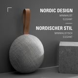 Vifa Reykjavik Bluetooth Speaker - Portable Wireless Mini Speaker with Stereo Sound, Nordic Design, Built-in Mic, Hands-Free Call, HiFi Audio (Sandstone Grey)