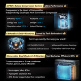 4500 Sq.Ft Energy Star Most Efficient 2025 Dehumidifier,AEOCKY Max 80 Pint/Day Smart Compressor Dehumidifier with Drain Hose, Intelligent Humidistat,for Basement,Bedroom,Home,Bathroom