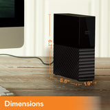WD 18TB My Book Desktop External Hard Drive, USB 3.0, External HDD & 5TB My Passport Portable External Hard Drive HDD
