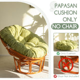 HIGOGOGO Papasan Chair Cushion with Corduroy Cover (Without Chair