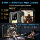 Ulefone Armor 24 Pro Rugged Phones, 22000mAh(66W), 24GB+256GB, eSIM Ready