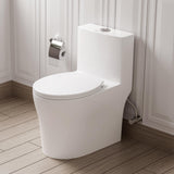 Toilet with Soft Close Toilet Seat, 12'' Rough-In Toilet KK KE KING