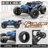 Womaqu Rc Cars 1:14 All Terrain RC Car for Adults & Boys, 4WD Off-Road RC Truck High Speed Fast 40+ KPH, 4X4 Waterproof Remote Control Car with 2 Rechargeable 1300 mAh Batteries