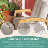 Outdoor Chair Cushions Set of 2, 42x21x4 Inch Patio Cushion for Dining/Rocking Chairs
