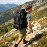 Ogetok 80L Hiking Backpack Camping Rucksack, 80 liters Large Capacity Outdoor Knapsack Travel Climbing Mountaineering Carry On Backpack Bag, Trekking Backpacking for Men Women, Black