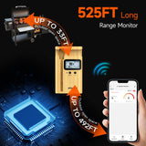 AlfaBot Wireless Meat Thermometer, Bluetooth Meat Thermometer for Turkey Beef Lamb, Digital Food Thermometer for Remote Monitoring of BBQ Grill/Rotisserie/Smoker