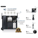 VTech Accessory Handset for VTech AM18447 Small Business System, Black VTech