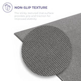 Sunshine Yoga Voyage Yoga Mat, 6 Pack, 72" x 24" Professional Studio and Gym Bulk Yoga Mats, 5mm Thick, Durable, Anti-Tear, Non Slip Fitness and Exercise Mats, Cool Gray Sunshine Yoga