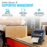 ZP450 Zebra Direct Thermal Label Barcode Printer - USB, Serial & Parallel