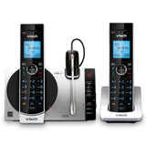 Connect to Cell DS6771-3 DECT 6.0 Cordless Phone - Black, Silver, 6.9" x 4" x 6.6" VTech