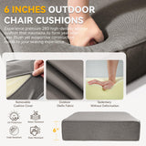 Outdoor Cushion Set for Patio Furniture, UV Resistant, Water Resistant