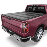 OEDRO Low-Profile Quad-Fold Tonneau Cover Fit for 2019-2026 Silverado 5.8ft