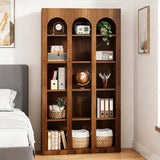 Tribesigns 5-Tier Arched Bookshelf, 70.87-Inch Mid Century Modern Bookcase