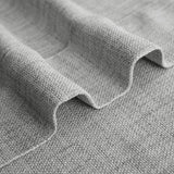 Macochico 150”Wx96”L Pinch Pleated Sliding Door Curtains with Hooks and Tieback, Natural Linen Drapes for Patio Doors Living Room Bedroom Home Office Divider with Tieback, Grey, 1 Panel