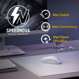 Strix Impact III Wireless Gaming Mouse, 57 G Lightweight, 36K DPI Sensor, Bluetooth & 2,4GHz RF, ROG SpeedNova