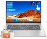HP 17 Business Laptop, 17.3" HD+ Touchscreen, Intel 10-Core i5-1334U(Up to 4.6GHz), 16 GB RAM, 512 GB SSD, Numeric Keypad, Fingerprint Reader, Wi-Fi 6, Windows 11 Pro, Natural Silver, w/Accessories