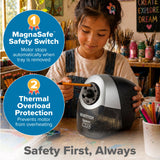 Bostitch Office Heavy Duty Electric Pencil Sharpener, Classroom, Silver
