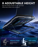 ChillCore 2 Detachable Fans RGB Gaming Laptop Cooling Pad, Rapid Cooling for 15.6-19.3" Laptops, Variable Speed Control, 8 Adjustable Heights - K6 RGB