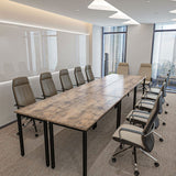 Bonzy Home Conference Tables 14ft Office Computer Desk for Meeting Room Study Writing Printer Table for 16 People