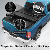 OEDRO FRP Hard Trifold Truck Bed Tonneau Cover for 2002-2026 Ram 1500 6.4ft