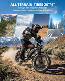 OUXI V8/V8MAX Electric Bike for Adults, Peak 1500W, 30/15/AH Battery