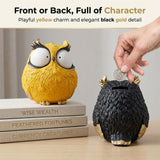 OlethRoryLe Owl Statue for Home Decor owl Gifts Unique Home Decor (Black)