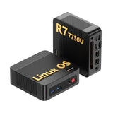 BOSGAME P4 Ultra Linux Mini PC, Ryzen 7 7730U 16GB DDR4 1TB PCIe SSD