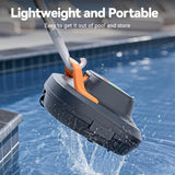 CoasTeering Cordless Robotic Pool Cleaner with Dual Brushless Motors, Up to 200-Min Runtime, Automatic Pool Vacuum for Above Ground Pools & Flat-Bottom Inground Pools up to 1219 Sq. Ft