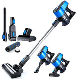 Sirena Proflex PetVac 2-in-1 Cordless Stick Vacuum Cleaner with Motorized Pet Brush for Pet Hair Removal, Multi-Surface Cleaning, and Portable Convenience