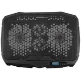 Laptop Cooling Pad Stand with Adjustable Fan Speed and RGB Lighting