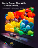 AWOL Vision LTV-3500 Pro UST Triple Laser TV Projector, TV-Like Brightness, 150" Perfect Sharpness