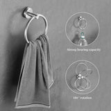 Bathroom Hardware Set 10 Pieces, Stainless Steel Towel Bar Set Includes 2 Packs 16 inch Towel Bar Hinmood