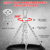 Filled Punching Bag for Adults, 4FT PU Leather Hanging Boxing Bag with 11lb Sponge Filler & 12OZ Boxing Gloves, Heavy Kicking Bag Boxing Equipment for MMA Training Karate Kickboxing YORWHIN