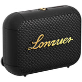 Lonzuer IP67 1 Meters Depth Waterproof Bluetooth Speaker, 10W Portable Wireless Shower Speaker with Handle, Loud Clear Sound Bass, 8H Playtime, Built-in Mic, for Beach Kayak Bike Outdoor Travel-Black