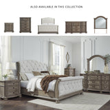 Signature Design by Ashley Ardenfield Traditional Nine-Drawer Dresser with Dovetail Construction, Top Drawers Felt Lined, Metal Hardware, Wood, Light Brown