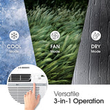 LG 18,000 BTU Window Air Conditioner, 230/208V, Cools 1,000 Sq.Ft. (25' x 40' Room Size), Quiet Operation, Electronic Control with Remote, 3 Cooling & Fan Speeds, Auto Restart, White