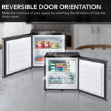 Whynter CUF-112SS Mini, Energy Star Rated Small Upright Freezer with Lock, Stainless Steel -1.1 Cubic Feet