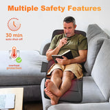 Massage Mat Full Body, Massager Chair Pad,10 Vibration Motors & 5 Massage Modes, Back Massager for Bed, Massage Mattress Pad CILI