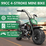 Oryxearth 99CC 4-Stroke Mini Bike, Gas Powered