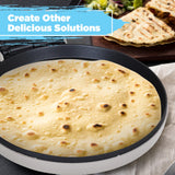 Pizza Maker 12-inch Pizzas Machine, Newly improved Cool-touch Handle Non-Stick plates Pizza oven & Calzone Maker Courant