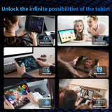 10 Inch Tablet with Keyboard, Android 15 Tablet with Gemini AI, 24GB+256GB+2TB Expand