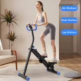 Borcolo Stair Stepper for Home, 265lbs Vertical Climber Machine for Full-Body Exercise, Stair Stepper with Resistance, Home-Upgrade Climber Equipment with Adjustable Handlebar for Women Men, Black