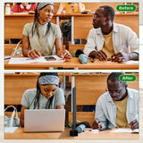 6 Pack Acoustic Desk Divider Desk Partition 24 x 24" Stand Up Freestanding Desk Privacy (Dark Gray) Kisston