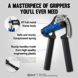 GD IRON GRIP 70(P) Adjustable Hand Grip Strengthener, 44~154lbs Grip Strength Trainer Premium Forearm Strengthener Hand Gripper for Grip Strength GD