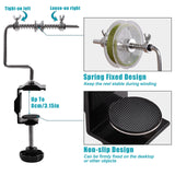 Fishing Line Spooler Portable Fishing Reel Spooler Adjustable Stable Fishing Line Winder Spooler Machine with Clamp Suction Cup Base Spooling Station System for Spinning Casting Reels