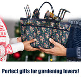 Garden Tool Set, 25Pcs Heavy Duty Floral Garden Tools, Aluminum Rust-Proof Gardening Kit with Garden Shovel